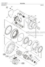 Photo 2 - Toyota PP13 Spare Parts Catalogue Powered Pallet Truck 237390 SN947624-