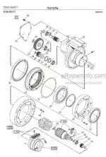 Photo 2 - Toyota PP13 Spare Parts Catalogue Powered Pallet Truck 237390 SN947624-