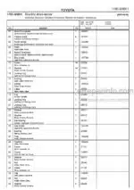 Photo 3 - Toyota SLL12.5F SLL16F Spare Parts Catalogue Powered Pallet Stacker 214077 SN579679-