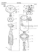 Photo 2 - Toyota SLL12.5F SLL16F Spare Parts Catalogue Powered Pallet Stacker 215793 SN705844-