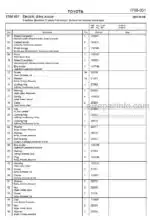 Photo 4 - Toyota SLL12.5F SLL16F Spare Parts Catalogue Powered Pallet Stacker 181511 SN413816-