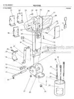 Photo 2 - Toyota SLL12.5 SLL13.5S Spare Parts Catalogue Powered Pallet Stacker 215791 SN705844-