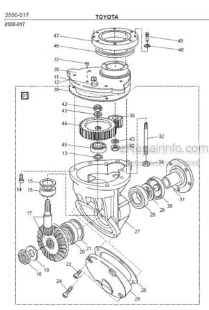 Photo 8 - Toyota SLL16 Spare Parts Catalogue Powered Pallet Stacker 169354 SN332667-354259