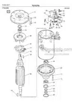 Photo 2 - Toyota SLL16 Spare Parts Catalogue Powered Pallet Stacker 180663 SN406473-