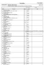 Photo 4 - Toyota SLL16 Spare Parts Catalogue Powered Pallet Stacker 214081 SN579679-