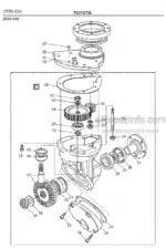 Photo 2 - Toyota SM10 SM12 Spare Parts Catalogue Powered Pallet Stacker 168581 SN340960-