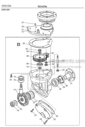 Photo 5 - Toyota SM10 SM12 Spare Parts Catalogue Powered Pallet Stacker 168581 SN340960-