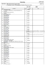 Photo 4 - Toyota SM10 SM12 Spare Parts Catalogue Powered Pallet Stacker 168581 SN340960-