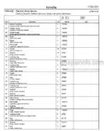 Photo 4 - Toyota SM10 SM12 Spare Parts Catalogue Powered Pallet Stacker 174376 SN350497-