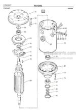 Photo 2 - Toyota SM10 SM12 Spare Parts Catalogue Powered Pallet Stacker 182041 SN412520-