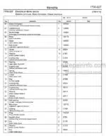 Photo 4 - Toyota SM10 Spare Parts Catalogue Powered Pallet Stacker 168515 SN335439-