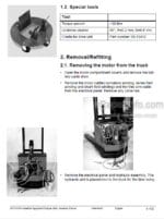 Photo 2 - Toyota SM10 To SM12S Master Service Manual Pallet Truck 168568-040