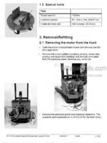 Photo 2 - Toyota SM10 To SM12S Master Service Manual Pallet Truck 168568-040