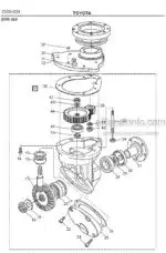 Photo 2 - Toyota SM12F Spare Parts Catalogue Powered Pallet Stacker 168517 SN335439-
