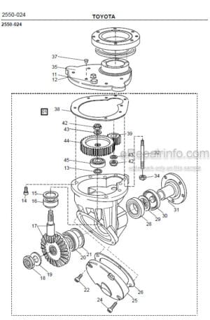 Photo 6 - Toyota SM10 Spare Parts Catalogue Powered Pallet Stacker 168515 SN335439-
