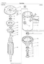 Photo 2 - Toyota SM12F Spare Parts Catalogue Powered Pallet Stacker 182043 SN412520-