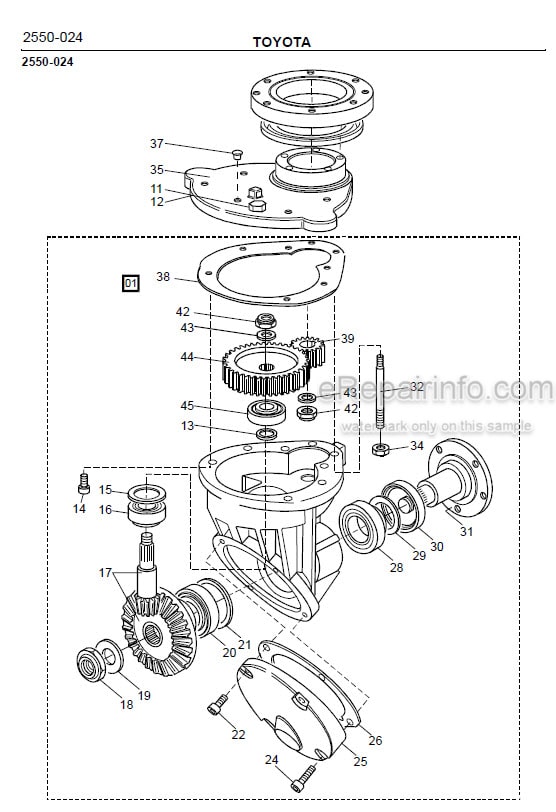 Photo 1 - Toyota SM12S Spare Parts Catalogue Powered Pallet Stacker 168516 SN335439-