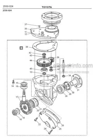 Photo 5 - Toyota SM12S Spare Parts Catalogue Powered Pallet Stacker 174377 SN350497-