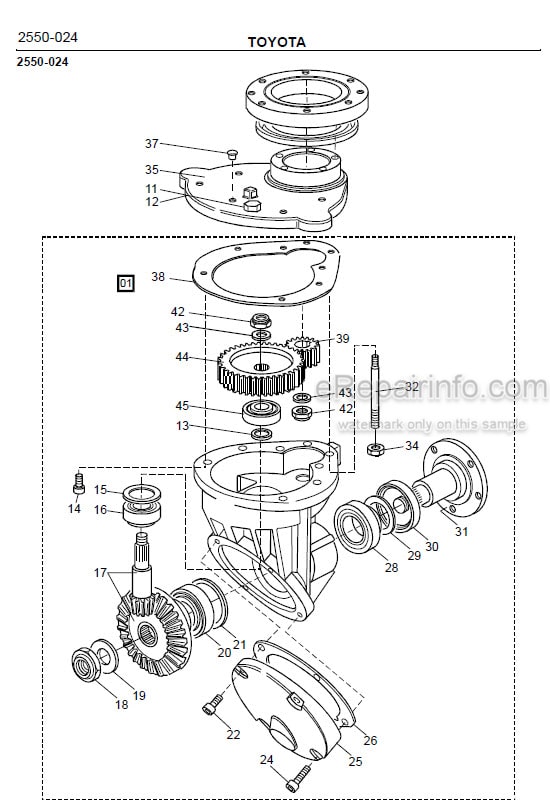 Photo 1 - Toyota SM12S Spare Parts Catalogue Powered Pallet Stacker 174377 SN350497-