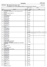 Photo 4 - Toyota SM12S Spare Parts Catalogue Powered Pallet Stacker 174377 SN350497-