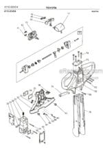 Photo 2 - Toyota SP10 SP10S Spare Parts Catalogue Powered Pallet Truck 239070 SN956112-