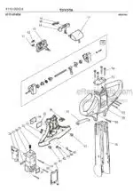 Photo 2 - Toyota SP10 SP10S Spare Parts Catalogue Powered Pallet Truck 239070 SN956112-