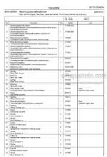 Photo 4 - Toyota SP10 SP10S Spare Parts Catalogue Powered Pallet Truck 239070 SN956112-